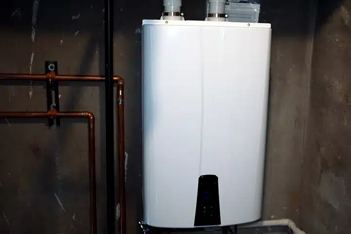Tankless water heater in Houston, TX.