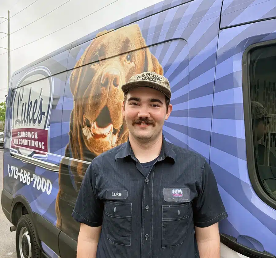 Meet Luke, the face behind Houston's most trusted plumbing and air conditioning company