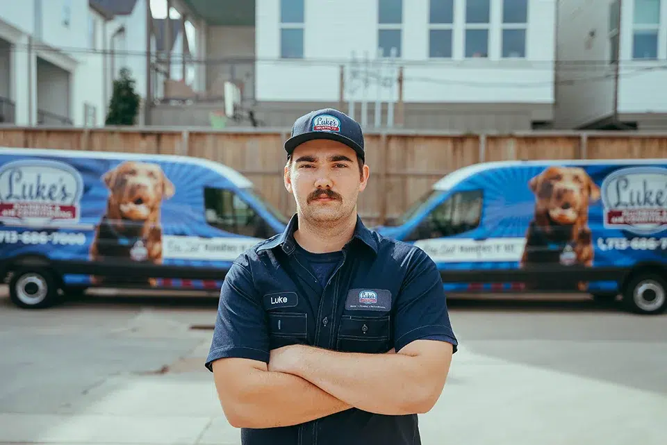 Luke, Plumbing expert and owner of Luke's Plumbing & Air Conditioning in Houston